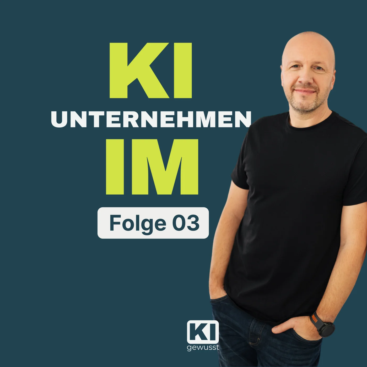 Cover Folge 3 – RAG: Wie Ihre KI mit Ihren Dokumenten spricht | Podcast KI im Unternehmen von gewusst:KI